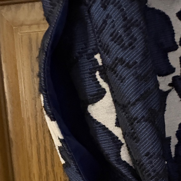 Lane Bryant Navy and White Floral Circle Skirt - Picture 5 of 6